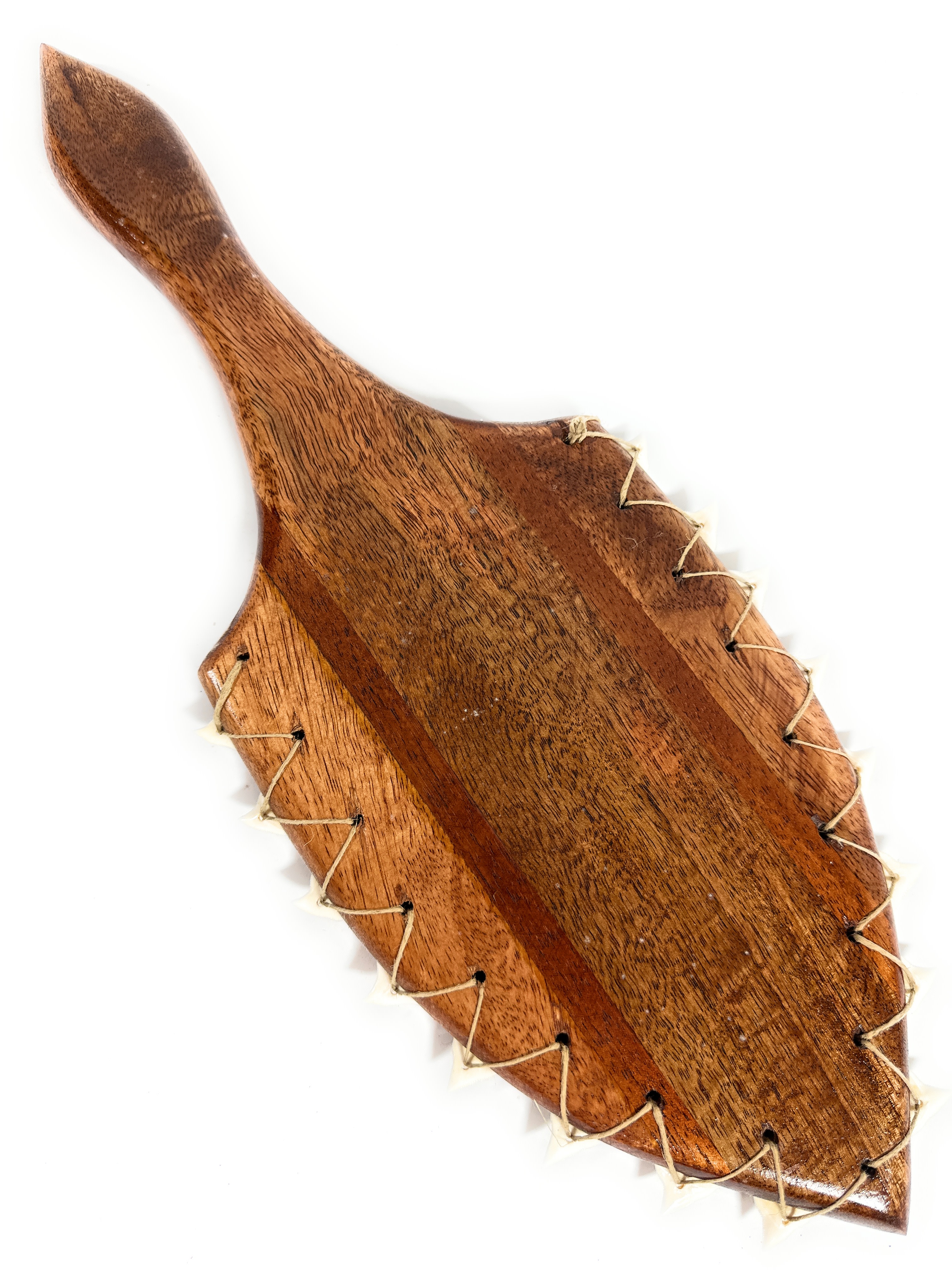 Koa And Mango Inlay Lei O Mano Hawaiian Club 19 in - Made In Hawaii | #koa1595e Koa And Mango Inlay Lei O Mano Hawaiian Club 19 in - Made In Hawaii | #koa1595e